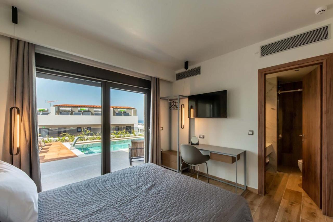 Seafront Villas I "Free" Heated Pools & 100M To Sea Chania  Ngoại thất bức ảnh