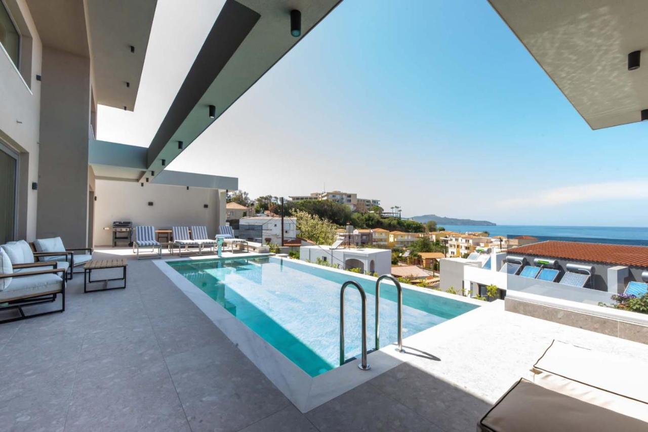 Seafront Villas I "Free" Heated Pools & 100M To Sea Chania  Ngoại thất bức ảnh