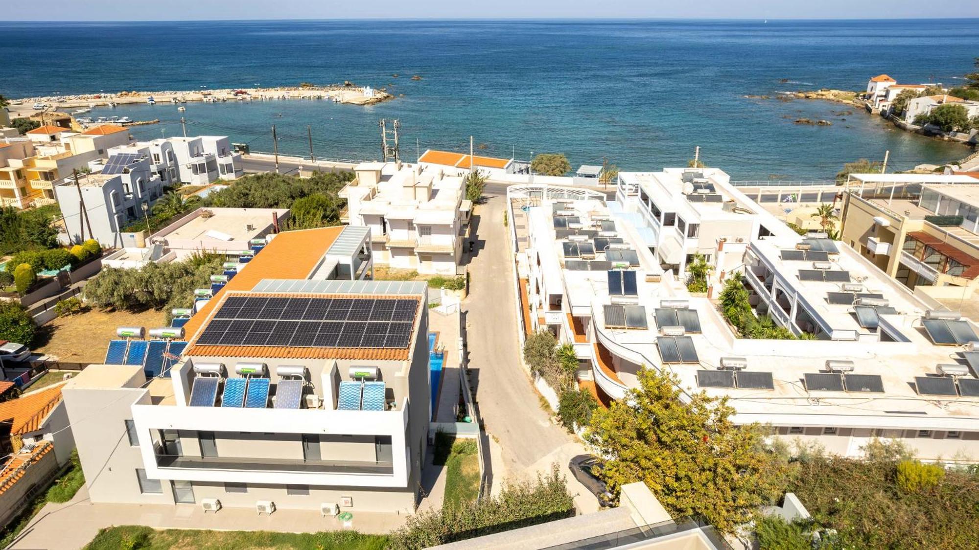 Seafront Villas I "Free" Heated Pools & 100M To Sea Chania  Ngoại thất bức ảnh
